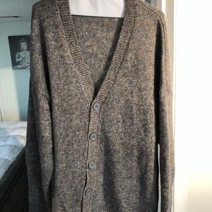 Mens thick cardigan sweater size XL